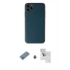 MARSİLYAN™- iPhone 11 Pro Max Kılıf Yadigar Klasik - Siyah Seramik Nano Ekran Koruyucu + Metal Kamera Lens Koruma Cam - GS