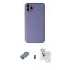 MARSİLYAN™- iPhone 11 Pro Max Kılıf Yadigar Klasik - Siyah Seramik Nano Ekran Koruyucu + Shine Kamera Lens Koruma Cam - GS