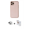 MARSİLYAN™- iPhone 11 Pro Max Kılıf Yadigar Klasik - Siyah Seramik Nano Ekran Koruyucu + Pers Alüminyum Kamera Lens - SH