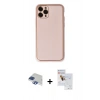 MARSİLYAN™- iPhone 11 Pro Max Kılıf Yadigar Klasik - Siyah Seramik Nano Ekran Koruyucu + Pers Alüminyum Kamera Lens - LT