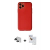 MARSİLYAN™- iPhone 11 Pro Max Kılıf Yadigar Klasik - Siyah Seramik Nano Ekran Koruyucu + Pers Alüminyum Kamera Lens - SH