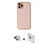 MARSİLYAN™- iPhone 11 Pro Max Kılıf Yadigar Klasik - Siyah Seramik Nano Ekran Koruyucu + Pers Alüminyum Kamera Lens - SH