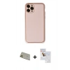 MARSİLYAN™- iPhone 11 Pro Max Kılıf Yadigar Klasik - Siyah Seramik Nano Ekran Koruyucu + Rainbow Kamera Lens Koruma Cam - GD