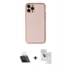 MARSİLYAN™- iPhone 11 Pro Max Kılıf Yadigar Klasik - Siyah Seramik Nano Ekran Koruyucu + Kamera Lens Koruma Cam - SF