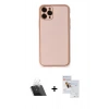 MARSİLYAN™- iPhone 11 Pro Max Kılıf Yadigar Klasik - Siyah Seramik Nano Ekran Koruyucu + Kamera Lens Koruma Cam - SF