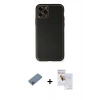 MARSİLYAN™- iPhone 11 Pro Max Kılıf Yadigar Klasik - Siyah Seramik Nano Ekran Koruyucu + Shine Kamera Lens Koruma Cam - SABE