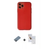 MARSİLYAN™- iPhone 11 Pro Max Kılıf Yadigar Klasik - Siyah Seramik Nano Ekran Koruyucu + Shine Kamera Lens Koruma Cam - GI