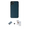 MARSİLYAN™- iPhone 11 Pro Max Kılıf Yadigar Klasik - Siyah Seramik Nano Ekran Koruyucu + Shine Kamera Lens Koruma Cam - GS