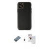 MARSİLYAN™- iPhone 11 Pro Max Kılıf Yadigar Klasik - Siyah Seramik Nano Ekran Koruyucu + Metal Kamera Lens Koruma Cam - SH