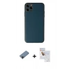 MARSİLYAN™- iPhone 11 Pro Max Kılıf Yadigar Klasik - Siyah Seramik Nano Ekran Koruyucu + Shine Kamera Lens Koruma Cam - SH