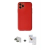 MARSİLYAN™- iPhone 11 Pro Max Kılıf Yadigar Klasik - Siyah Seramik Nano Ekran Koruyucu + Pers Alüminyum Kamera Lens - YL