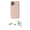 MARSİLYAN™- iPhone 11 Pro Max Kılıf Yadigar Klasik - Siyah Seramik Nano Ekran Koruyucu + Renkli Kamera Lens Koruma Cam - YL