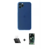 MARSİLYAN™- iPhone 11 Pro Max Kılıf Yadigar Yansıma Serisi - Şeffaf 360 Full Body Arka Koruyucu + Kamera Lens Koruma Cam - SF