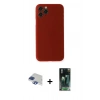 MARSİLYAN™- iPhone 11 Pro Max Kılıf Yadigar Yansıma Serisi - Şeffaf 360 Full Body Arka Koruyucu + Pers Alüminyum Kamera Lens - LT