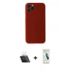 MARSİLYAN™- iPhone 11 Pro Max Kılıf Yadigar Yansıma Serisi - Şeffaf Pasifik Cam Ekran Koruyucu + Kamera Lens Koruma Cam - SF