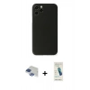 MARSİLYAN™- iPhone 11 Pro Max Kılıf Yadigar Yansıma Serisi - Şeffaf Pasifik Cam Ekran Koruyucu + Lacivert Pers Alüminyum Kamera Lens