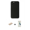 MARSİLYAN™- iPhone 11 Pro Max Kılıf Yadigar Yansıma Serisi - Şeffaf Pasifik Cam Ekran Koruyucu + Renkli Kamera Lens Koruma Cam - MI
