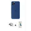 MARSİLYAN™- iPhone 11 Pro Max Kılıf Yadigar Yansıma Serisi - Şeffaf Pasifik Cam Ekran Koruyucu + Pers Alüminyum Kamera Lens - YL