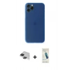 MARSİLYAN™- iPhone 11 Pro Max Kılıf Yadigar Yansıma Serisi - Şeffaf Pasifik Cam Ekran Koruyucu + Pers Alüminyum Kamera Lens - SH