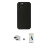 MARSİLYAN™- iPhone 11 Pro Max Kılıf Yadigar Yansıma Serisi - Şeffaf Pasifik Cam Ekran Koruyucu + Pers Alüminyum Kamera Lens - SH