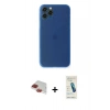 MARSİLYAN™- iPhone 11 Pro Max Kılıf Yadigar Yansıma Serisi - Şeffaf Pasifik Cam Ekran Koruyucu + Pers Alüminyum Kamera Lens - KI