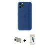 MARSİLYAN™- iPhone 11 Pro Max Kılıf Yadigar Yansıma Serisi - Şeffaf Pasifik Cam Ekran Koruyucu + Rainbow Kamera Lens Koruma Cam - GD