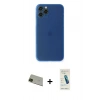 MARSİLYAN™- iPhone 11 Pro Max Kılıf Yadigar Yansıma Serisi - Şeffaf Pasifik Cam Ekran Koruyucu + Rainbow Kamera Lens Koruma Cam - YL