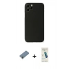 MARSİLYAN™- iPhone 11 Pro Max Kılıf Yadigar Yansıma Serisi - Şeffaf Pasifik Cam Ekran Koruyucu + Shine Kamera Lens Koruma Cam - GS