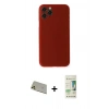 MARSİLYAN™- iPhone 11 Pro Max Kılıf Yadigar Yansıma Serisi - Siyah 20D Premium Cam Ekran Koruyucu + Rainbow Kamera Lens Koruma Cam - GD