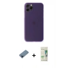 MARSİLYAN™- iPhone 11 Pro Max Kılıf Yadigar Yansıma Serisi - Siyah 20D Premium Cam Ekran Koruyucu + Metal Kamera Lens Koruma Cam - MI