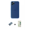 MARSİLYAN™- iPhone 11 Pro Max Kılıf Yadigar Yansıma Serisi - Siyah 20D Premium Cam Ekran Koruyucu + Metal Kamera Lens Koruma Cam - MI