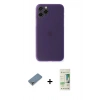 MARSİLYAN™- iPhone 11 Pro Max Kılıf Yadigar Yansıma Serisi - Siyah 20D Premium Cam Ekran Koruyucu + Metal Kamera Lens Koruma Cam - GS