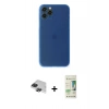MARSİLYAN™- iPhone 11 Pro Max Kılıf Yadigar Yansıma Serisi - Siyah 20D Premium Cam Ekran Koruyucu + Pers Alüminyum Kamera Lens - SH