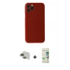 MARSİLYAN™- iPhone 11 Pro Max Kılıf Yadigar Yansıma Serisi - Siyah 20D Premium Cam Ekran Koruyucu + Pers Alüminyum Kamera Lens - YL