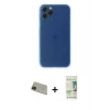 MARSİLYAN™- iPhone 11 Pro Max Kılıf Yadigar Yansıma Serisi - Siyah 20D Premium Cam Ekran Koruyucu + Rainbow Kamera Lens Koruma Cam - YL