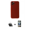 MARSİLYAN™- iPhone 11 Pro Max Kılıf Yadigar Yansıma Serisi - Siyah 34D Hayalet Izgaralı Cam + Kamera Lens Koruma Cam - SF