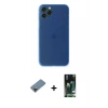 MARSİLYAN™- iPhone 11 Pro Max Kılıf Yadigar Yansıma Serisi - Siyah 360 Mat Full Body Arka Koruyucu + Metal Kamera Lens Koruma Cam - SH