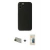 MARSİLYAN™- iPhone 11 Pro Max Kılıf Yadigar Yansıma Serisi - Siyah 6D Mat Seramik Hayalet Nano Ekran Koruyucu + Rainbow Kamera Lens Koruma Cam - YL