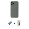 MARSİLYAN™- iPhone 11 Pro Max Kılıf Yadigar Yansıma Serisi - Siyah 6D Mat Seramik Hayalet Nano Ekran Koruyucu + Metal Kamera Lens Koruma Cam - MI