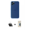 MARSİLYAN™- iPhone 11 Pro Max Kılıf Yadigar Yansıma Serisi - Siyah 6D Mat Seramik Hayalet Nano Ekran Koruyucu + Şeffaf Kamera Lens Koruma Cam