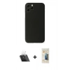 MARSİLYAN™- iPhone 11 Pro Max Kılıf Yadigar Yansıma Serisi - Siyah 6D Mat Seramik Hayalet Nano Ekran Koruyucu + Şeffaf Kamera Lens Koruma Cam