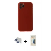 MARSİLYAN™- iPhone 11 Pro Max Kılıf Yadigar Yansıma Serisi - Siyah 6D Mat Seramik Hayalet Nano Ekran Koruyucu + Pers Alüminyum Kamera Lens - LT