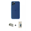 MARSİLYAN™- iPhone 11 Pro Max Kılıf Yadigar Yansıma Serisi - Siyah 6D Mat Seramik Hayalet Nano Ekran Koruyucu + Rainbow Kamera Lens Koruma Cam - YL