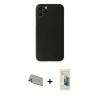 MARSİLYAN™- iPhone 11 Pro Max Kılıf Yadigar Yansıma Serisi - Siyah 6D Mat Seramik Hayalet Nano Ekran Koruyucu + Gold Rainbow Kamera Lens Koruma Cam