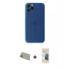 MARSİLYAN™- iPhone 11 Pro Max Kılıf Yadigar Yansıma Serisi - Siyah 6D Mat Seramik Hayalet Nano Ekran Koruyucu + Gold Rainbow Kamera Lens Koruma Cam