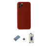 MARSİLYAN™- iPhone 11 Pro Max Kılıf Yadigar Yansıma Serisi - Siyah Bilvis Hayalet Cam Ekran Koruyucu + Metal Kamera Lens Koruma Cam - MR