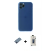 MARSİLYAN™- iPhone 11 Pro Max Kılıf Yadigar Yansıma Serisi - Siyah Bilvis Hayalet Cam Ekran Koruyucu + Metal Kamera Lens Koruma Cam - MI