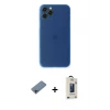 MARSİLYAN™- iPhone 11 Pro Max Kılıf Yadigar Yansıma Serisi - Siyah Bilvis Hayalet Cam Ekran Koruyucu + Shine Kamera Lens Koruma Cam - PE