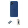 MARSİLYAN™- iPhone 11 Pro Max Kılıf Yadigar Yansıma Serisi - Siyah Bilvis Hayalet Cam Ekran Koruyucu + Metal Kamera Lens Koruma Cam - SH