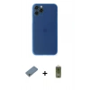 MARSİLYAN™- iPhone 11 Pro Max Kılıf Yadigar Yansıma Serisi - Siyah Joko Magic 5D Hayalet Cam + Gümüş Shine Kamera Lens Koruma Cam